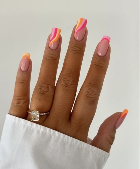 Sumner Nails, Holiday Acrylic Nails, Beachy Nails, Spring Nail Designs, Summery Nails, Brighter Days, Girly Acrylic Nails, Casual Nails, Blush Nails