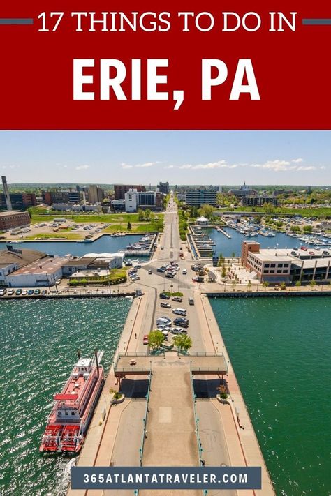 Top Family Vacations, Erie Pennsylvania, Pennsylvania Travel, Erie Pa, Place To Live, Lake Erie, Local Travel, Travel Sites, Beautiful City