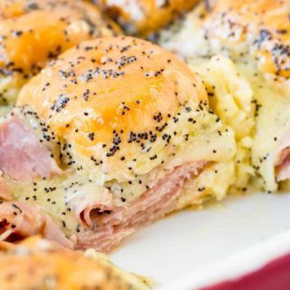 Ham and Cheese Sliders - Oh Sweet Basil Roast Beef And Cheddar, Ham Cheese Sliders, Ham Sliders, Blt Dip, Ham And Cheese Sliders, Turkey Sliders, Cheese Sliders, Carlsbad Cravings, Dinner Rolls Recipe