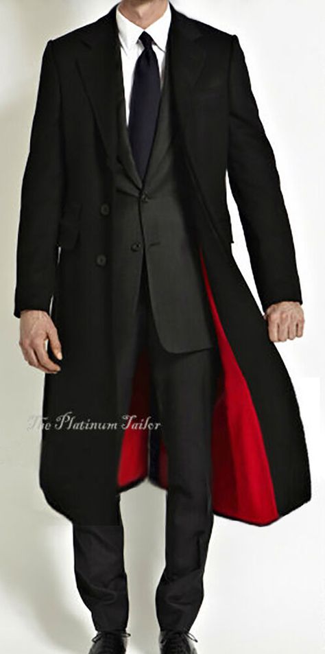 #ad Great Shopping Mens Black Wool Long Covert Overcoat Warm Winter Mod Cashmere Coat Velvet Collar, Men's Clothing Coat Ideas, Long Coat Outfit, Black Coat Men, Long Coat Men, Black Overcoat, Overcoat Men, Long Overcoat, Velvet Collar, Long Winter Coats