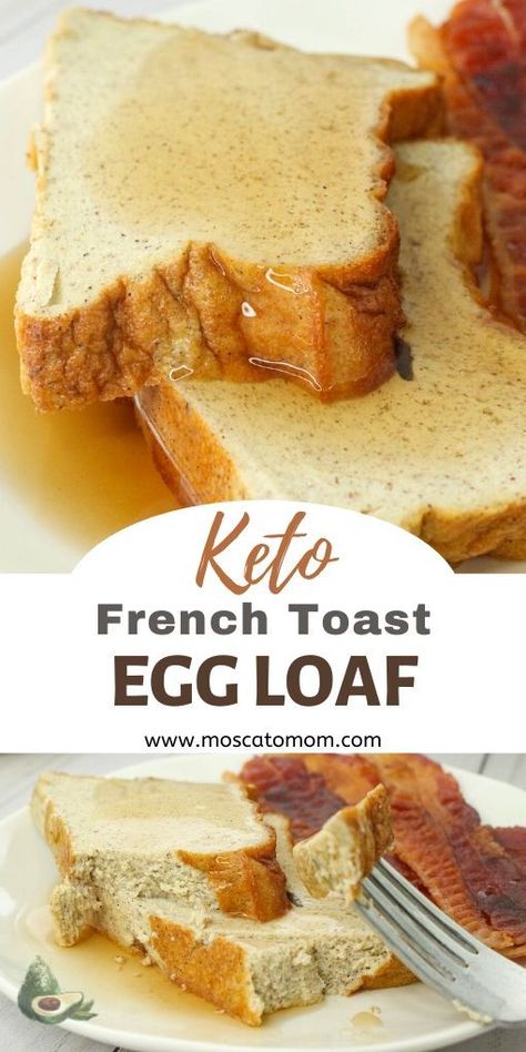 Keto Egg Loaf, Egg Loaf Recipe, Keto French Toast, Keto Brood, Egg Loaf, Keto Egg Fast, Keto Diet Results, Keto Diet List, Keto Diet Breakfast