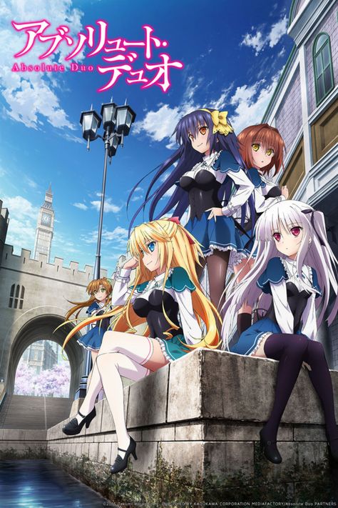 Absolute Duo | Anime Review Julie Sigtuna, Absolute Duo, Plastic Memories, Fan Anime, Anime Reviews, Watch Cartoons, Date A Live, Light Novel, Animation Series