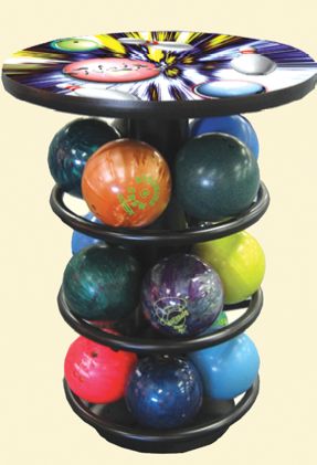 Bowling Ball Storage Ideas, Bowling Ball Rack, Bowling Ball (diy), Bar With Stools, Bowling Ball Crafts, Bowling Ball Art, Ball Craft, Bowling Center, Holiday 2024