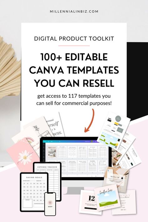 sell digital products online Business Fonts, Business Model Canvas, Wedding Planner Printables, Selling Digital Products, Digital Templates, Planner Pdf, Ebook Template, Canva Tutorial, Create Digital Product