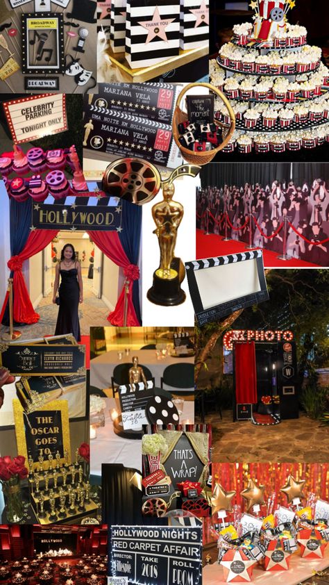 Hoco Ideas Themes, School Spirit Posters, Red Carpet Affair, Hollywood Night, Ball Dance, Prom Themes, Dance Themes, Hollywood Red Carpet, School Prom