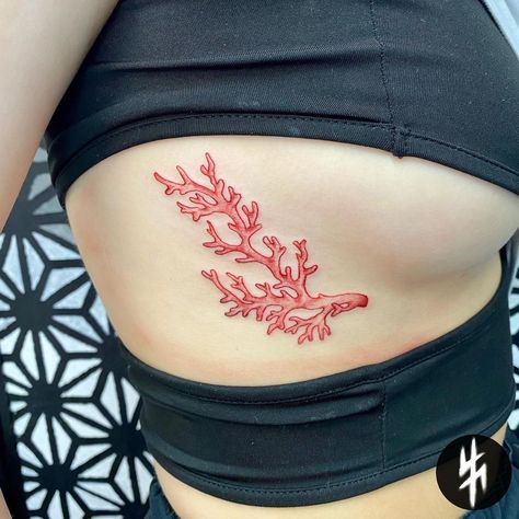 AlessioKamaPoggiali | Coral flash from my book 🌊 📩 info and booking 📩 - - - #coraltattoo #tattoo #coral #tattoos #tattooing #tattooartist #redtattoo #seatattoo… | Instagram Marine Tattoos For Women, Coral Tattoos, Coral Tattoo Design, Coral Reef Tattoo, Marine Tattoos, Coral Tattoo, Marine Tattoo, Shell Tattoo, Tattoo 2024