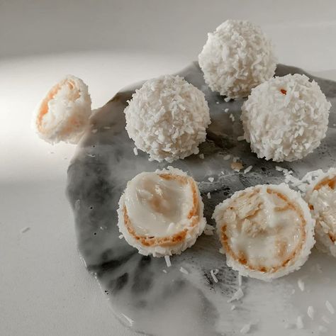 Ferrero Raffaello chocolate candies are rich and creamy with a hint of coconut. They come together easily and stay fresh for weeks. Raffaello Candies spherical coconut–almond confections orgininally introduced by famous Italian sweetsmaker Ferrero. Click on the link 😇 @momsdish #Raffaello #Recipe #Candy #KristinaXeil #Ferrero #Coconut #Originally #Cream #Chocolate #Momsdish Coconut Cream Truffles, Rafaello Balls, Raffaello Balls, Ferrero Raffaello, Chocolate Coconut Truffles, Ferrero Raffaello Cake, Raffaello Recipe, Homemade Raffaello, Truffles Coconut