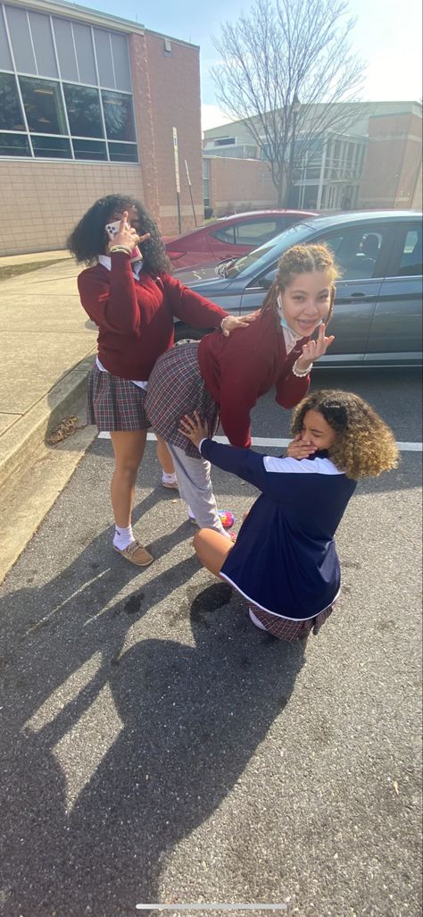 Private School Uniforms, Secondary School, Private School, Best Friends Photos, Friend Photoshoot, Friend Photos, Above The Knee, Middle School, Tights