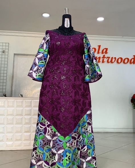 Nigeria Lace Styles Woman Dresses, Style For Lace Gown Long, Lace Dress Design Nigeria, Ankara A Line Gown Styles, A Line Gown Styles, A Line Ankara Gown Styles, A Line Gown Ankara, A Line Ankara Long Gown Styles, Ankara Lace Dress Styles