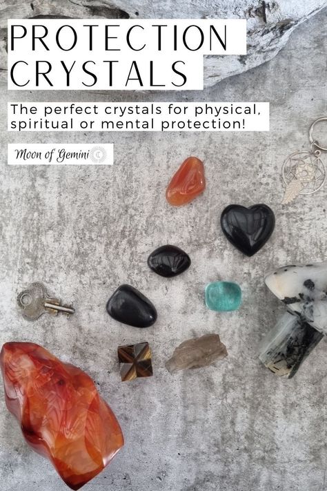 Crystal Combos For Protection, Crystals For Home Protection, Crystals For Protection From Evil, Gemstones Chart, Blue Obsidian, Teen Witch, Tourmalated Quartz, Best Crystals, Bad Intentions