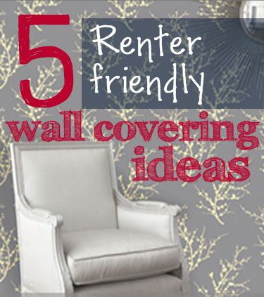 5+ ideas to cover an unsightly wall in a rental home! Ideas To Cover Opening In Wall, Ideas To Cover Walls, Ideas To Cover A Wall, Temporary Wall Covering For Renters, Creative Wall Covering Ideas, Ways To Cover A Wall, Renter Friendly Wall Covering, Cover Walls Without Paint, Wall Covering Ideas Diy