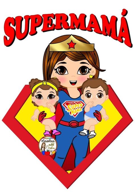 Mama Logo, Super Mama, Super Mum, Black Spiderman, Unicorn Cake Topper, Dream Gift, Unicorn Cake, Painting For Kids, Happy Mothers Day