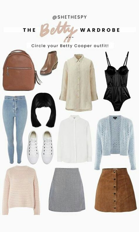 Dark Betty, Betty Cooper Aesthetic, Betty Cooper Style, Betty Cooper Outfits, Betty Cooper Riverdale, Ready Outfits, Riverdale Fashion, Movie Inspired Outfits, Fandom Fashion