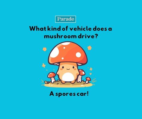 58 Best Mushroom Puns & Jokes - Parade Mushroom Puns, Funny Mushroom, Puns Jokes, Puns, Stuffed Mushrooms, Funny