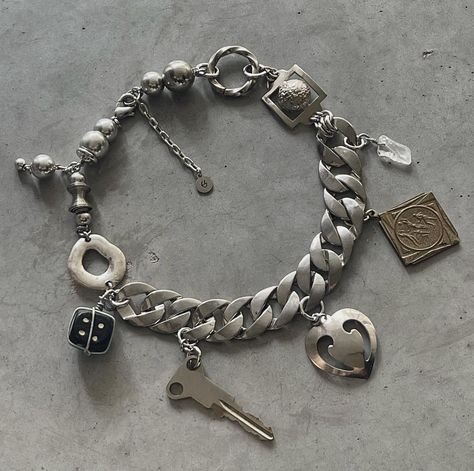 yk2 gorpcore Gorpcore Jewelry, Charm Bracelet, Bracelet