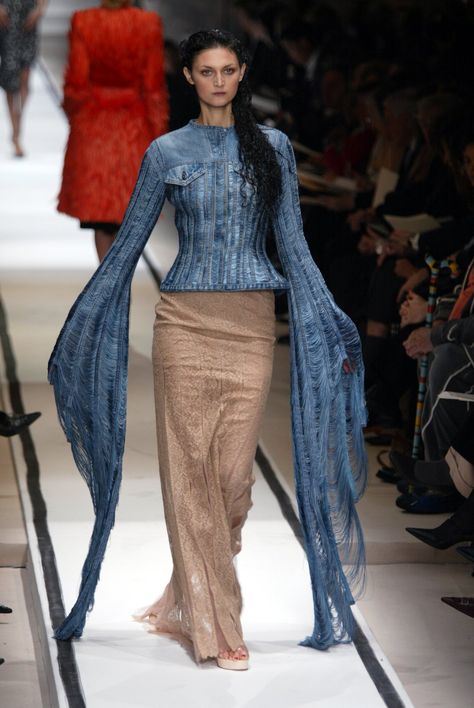 Jean Paul Gaultier Haute Couture, Runway Fashion Couture, Denim Jacket Fashion, Paul Gaultier, Issey Miyake, Jean Paul, Jean Paul Gaultier, Couture Fashion, Runway Fashion