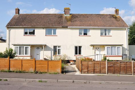 Semi-Detached Houses. Houses on a Typical English Council Estate Built during th , #ad, #Typical, #English, #Council, #Semi, #Detached #ad English Semi Detached House, English Council Estate, Black Shuck, Highschool Au, Typical British, Council Estate, Templates Simple, Council House, British Architecture