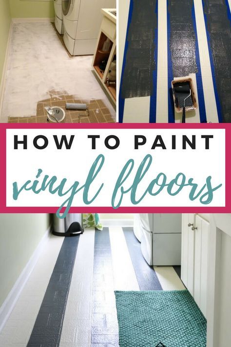 Painted Vinyl Floors, Paint Vinyl, Easy Home Improvement Projects, Easy Home Improvement, Vinyl Floors, Painted Vinyl, Home Remodeling Diy, Linoleum Flooring, Renovation Design