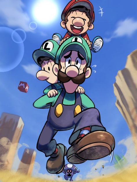 L Fanart, Luigi Pfp, Luigi Board, Game Mario Bros, Mario Comics, Manga Inspiration, Mario Funny, Mario Y Luigi, Mario Stuff