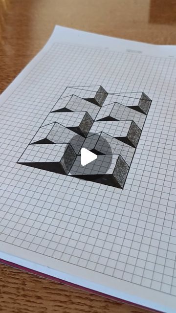 Omran O Mezher on Instagram: "#drawing  #3d" How To Draw 3d Drawings, 3 D Drawing, 3d Art Ideas, 2024 Drawing, 3d Illusion Art, Art Sub Lessons, Hard Drawings, Draw 3d, Easy Flower Drawings