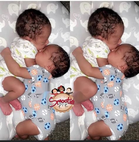 Black Twin Babies, Twin Baby Boys, Twin Baby Girls, Cute Black Babies, Beautiful Black Babies, Cute Twins, Adorable Babies