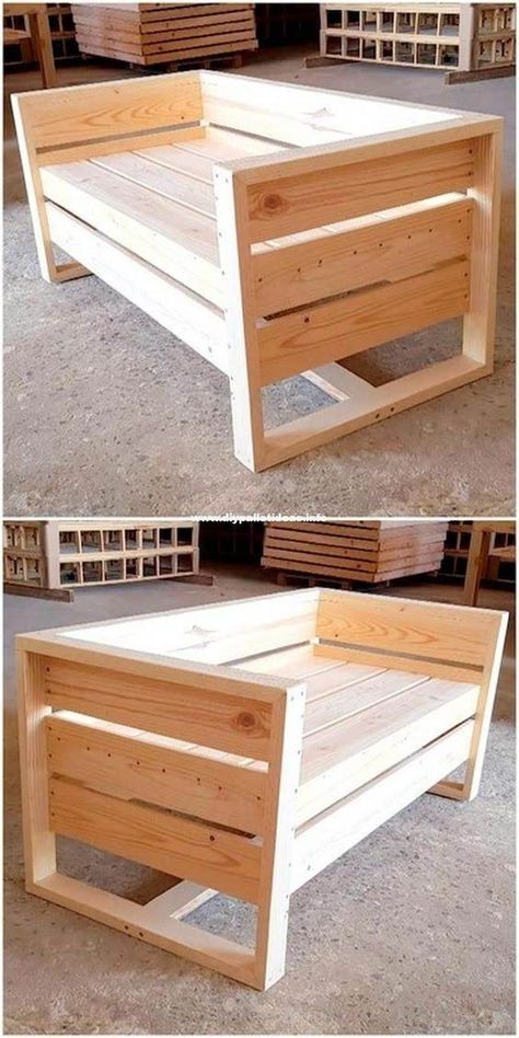 Pallets Bench, Recycled Pallet Furniture, Diy Wood Pallet Projects, Diy Pallets, Pallet Furniture Designs, Pallet Projects Furniture, Wooden Pallet Furniture, Pallet Decor, Diy Furniture Easy