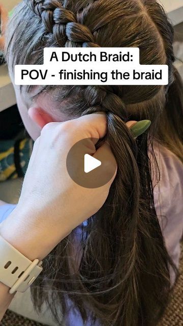 Sarah | Hair Braider on Instagram: "Banish the Bag at the Bottom of your Braid, with this simple technique.   Follow for more Braid tips and tutorials" Braid Your Own Hair, How To Braid, Halo Braid, Braiding Your Own Hair, Hair Braider, Second Day Hairstyles, Romantic Hairstyles, Waterfall Braid, Heatless Hairstyles