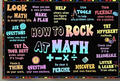 Maths Notice Board Ideas, Maths Poster Making Ideas, Secondary Maths Display Boards, Year 6 Maths Display, Math Exhibition, Maths Working Wall Ks1 Display, Math Display, Maths Wall, Maths Tips