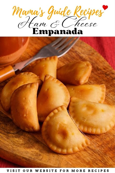 Ham And Cheese Empanadas, Caramelized Plantains, Cheese Empanadas Recipe, Cheese Bread Rolls, Cheese Empanadas, Pizza Roll Recipe, Homemade Churros, Wacky Cake, Pinoy Recipes