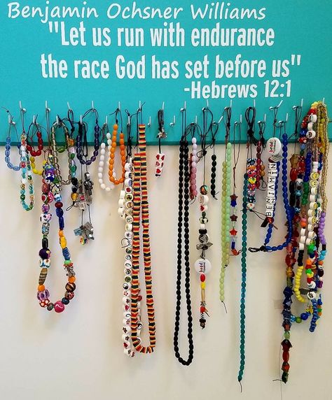 Beads Of Courage Display Ideas, Bravery Beads, Bead Display, Chemo Party, Beads Of Courage, Heart Warrior, Chd Awareness, God's Heart, Sunday School Crafts