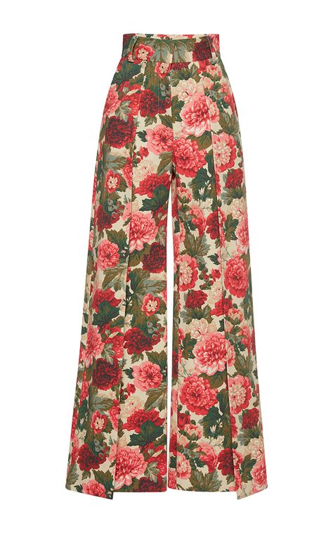 Colourful Pants, Vintage Floral Pants, Floral Pant, Pleated Wide Leg Pants, Trousers High Waisted, Wide Legged Pants, Flower Pants, High Waisted Wide Leg Pants, Floral Fashion