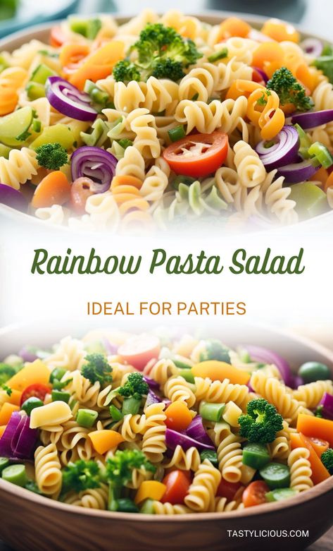 rainbow pasta salad recipe rotini pasta recipe ideas tricolor pasta recipe ideas party pasta recipe ideas summer pasta ideas creamy pasta recipe ideas low carb recipe ideas easy keto recipe ideas quick dinner ideas Tricolor Pasta Recipes, Tricolor Pasta Salad, Chicken Salad Recipe Healthy, Light Italian Dressing, Rainbow Pasta Salad, Rotini Pasta Recipes, Pasta Salad Healthy, Recipes For Dinner Pasta, Party Pasta