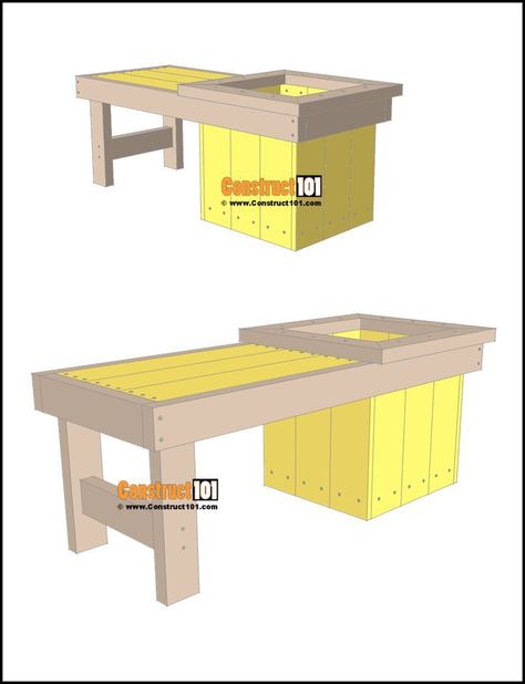 16000 teds wood working plans Planter Bench Plans, Woodworking Plans For Beginners, Planter Bench, Diy Woodworking Projects, Diy Planter, Woodworking Plans Beginner, Diy Planter Box, Simple Woodworking Plans, Woodworking Joints