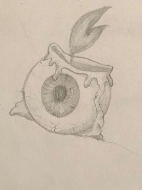 An Object Melting Drawing, Eyeball Candle Drawing, Melting Object Drawing, Melting Candle Drawing, Grunge Candle, Candle Sketch, Eyeball Drawing, Grunge Drawing, Eye Candle