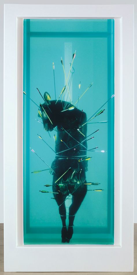 Damien Hirst (b. 1965) Damien Hirst Art, Saint Sebastian, Art Flash, St Sebastian, Damien Hirst, David Austin, George Michael, Museum Of Contemporary Art, Flash Art