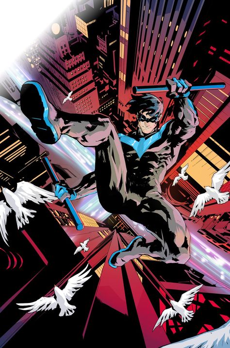 Dexter Soy (@dextersoy) on X Nightwing Fanart, Dc Nightwing, Nightwing Art, Nightwing Wallpaper, Dc Fanart, Book Men, Univers Dc, Arte Dc Comics, Batman Family