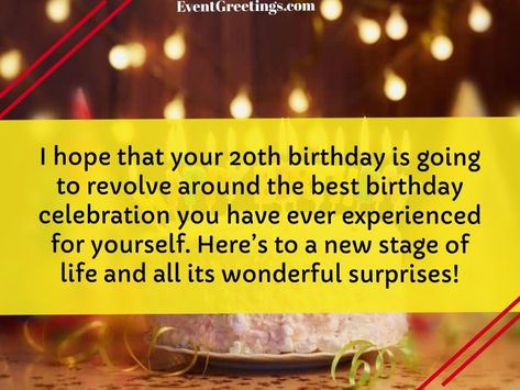 Turning 20 Birthday Quotes, Turning 20 Birthday Captions, Happy 20th Birthday Quotes, Happy 20 Birthday Quotes, Quote For 20th Birthday, Caption For 20th Birthday Post, Birthday Poems For Him, Birthday Wishes Best Friend, 20th Birthday Wishes