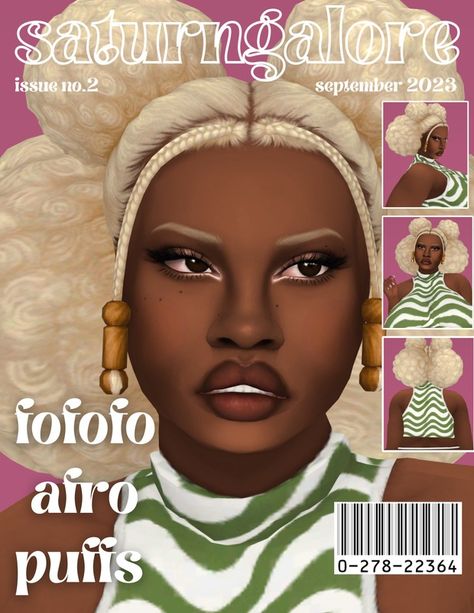 fofofo afro puffs 🍇 | Patreon Sims 4 Afro Puffs, Ts4mm Cc, Afro Hair Sims 4 Cc, Puff Hairstyle, Sims 4 Afro Hair, Afro Puff Hairstyles, Sims Finds, Sim4 Cc, Ts4 Hair