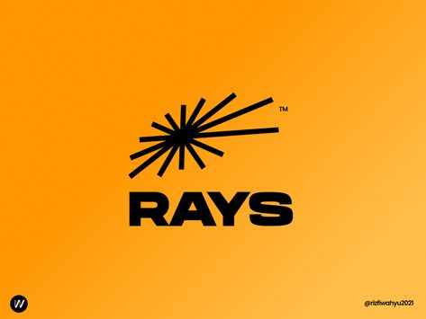 RAYS Logo Design by Wahyu Rizfi on Dribbble & Logo, Shine Logo Design, 2023 Logo Design, I Logo Design, F Logo Design, Logo Real Madrid, Minimal Logos Inspiration, Shine Logo, 2023 Logo