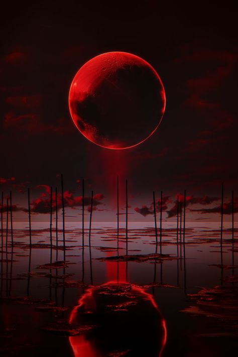 Name This Domain Expansion, Domain Expansion Ideas Art, Blood Moon Aesthetic, Domain Expansion Ideas, Fate Aesthetic, Horror Landscape, Aesthetic Earth, Galaxy Artwork, Blood Wallpaper