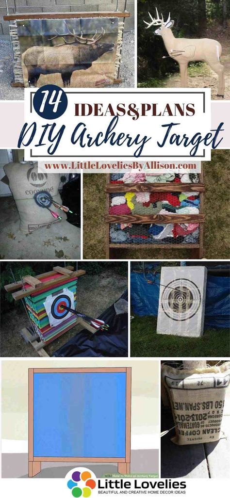 14 DIY Archery Target - How To Make An Archery Target Diy Archery Target Homemade, Archery Targets Diy, Homemade Archery Target, Archery Backstop Diy, Archery Target Diy, Target Practice Shooting, Bow And Arrow Target, 3d Archery Targets, Archery Target Stand