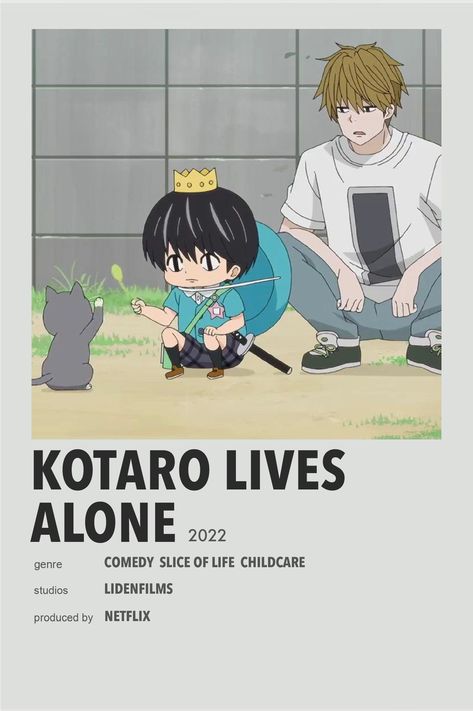 Kotaro Living Alone, Free! Anime Poster, All Out Anime, How Met Your Mother, Live Alone, Anime Suggestions, Anime List, Minimalist Posters, Anime Printables