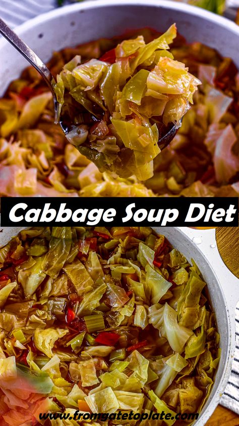 Diet Cabbage Soup, Cabbage Soup Diet Plan, 7 Day Cabbage Soup Diet, Cabbage Diet, Cabbage Soup Diet Recipe, Fat Burning Soup, Weight Watchers Meal Plans, Cabbage Soup Diet, Soup Diet