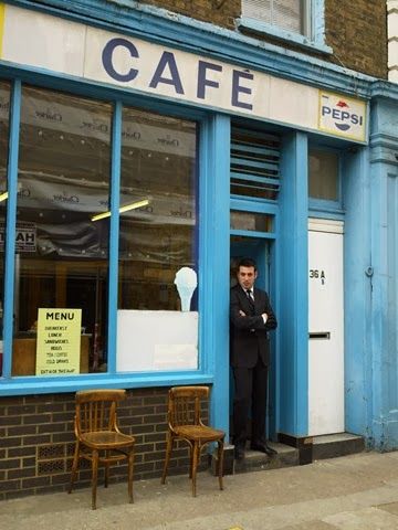 dustysevens Greasy Spoon Aesthetic, Greasy Spoon Cafe, Slow Horses, Greasy Spoon, Johnny Rivers, Free Lunch, British Architecture, Cafe Society, Blue Cow