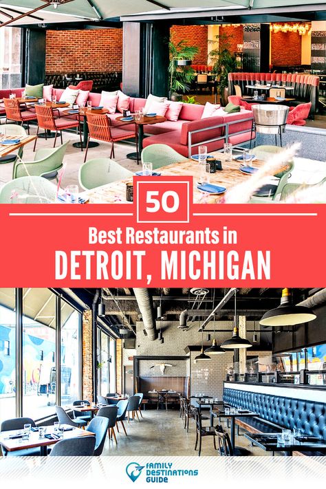 Best Restaurants In Detroit, Detroit Food, Restaurants For Birthdays, Detroit Restaurants, Michigan Food, Best Mexican Restaurants, Best Italian Restaurants, Mexican Restaurants, Italian Restaurants