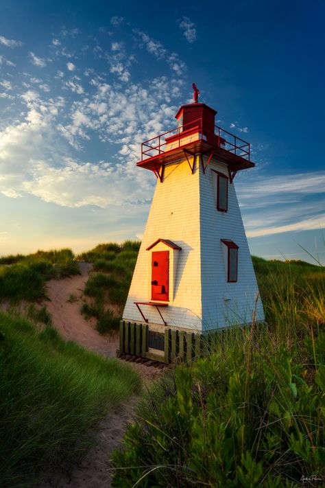 PEI has lovely beaches, sand dunes and lighthouses. This place has all 3 of them. We drove down to St Peter's Harbour Lighthouse to enjoy the beach and also to see the lighthouse. It's a very lovely place that was not overcrowded. We had the place almost to ourselves that night. PEI is also another lovely place to go that is close to our home.⁠😎 Maritime Photography, The Lighthouse, Fine Art Photography Print, Photography Prints, Photography Prints Art, Sand Dunes, Our Home, Fine Art Photography, Photography Print