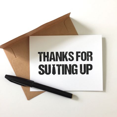 Excited to share this item from my #etsy shop: Thanks for Suiting Up, Thank You For Being My Groomsman, Groomsmen Card with Tie, Groomsmen Thank You Cards, Best Man Thank You Card Groomsmen Cards, Groomsman Card, Be My Groomsman, Groomsmen Ties, Thank Yo, Brown Envelopes, Engagement Cards, Husband Love, Shop Small Business