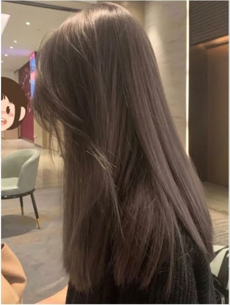 Brown Hair Color Styles, Ashy Brown Hair, Natural Hair Color Ideas, How To Have Style, Ash Brown Hair Color, Korean Hair Color, Ash Brown Hair, Brown Hair Dye, Brown Hair Inspo