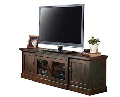 Tv Stand Antique, Cabinet Door Storage, Barn Door Tv Stand, Wood Cabinet Doors, Cabinets With Glass Doors, Home Entertainment Centers, Wood Tv Stand, Wood Tv, Fireplace Tv Stand