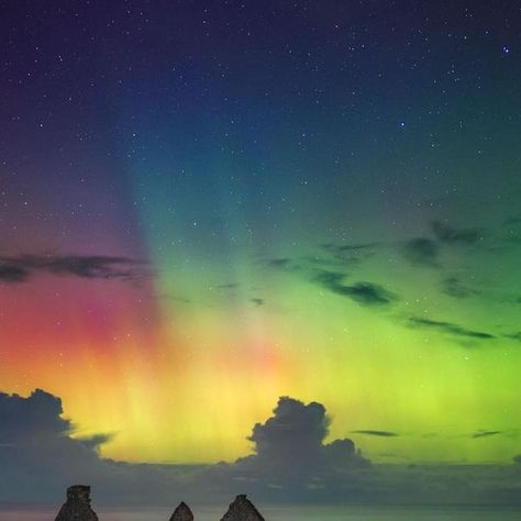 Ireland Before You Die ☘️ on Instagram: "#QuirkyFriday - The Northern Lights make Dunluce Castle look even more magical than usual!🤩 Have you ever seen anything as beautiful as the aurora borealis glowing in the distance behind this famous castle ruin? As one of the most picturesque and romantic castles in Ireland, a visit to Dunluce Castle will not disappoint.☘ Don't forget to browse our shop, share your stories and tag us in your favourite photos - @ireland_before_you_die & #IB4UD ⠀⠀⠀⠀⠀⠀⠀⠀⠀⠀⠀⠀⠀⠀⠀ 📍Dunluce Castle, County Antrim📸 @richardwatsonphoto #coastalphotography #northerireland #castle #ib4ud #irelanddaily #irelandphotography #northernlights #dunlucecastle" Northern Lights In Ireland, Dunluce Castle, Failed Attempt, Ireland Photography, Castles In Ireland, Famous Castles, Long Drive, Castle Ruins, Swipe Right